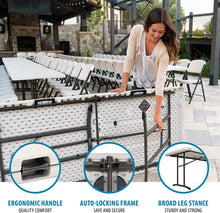 Load image into Gallery viewer, Lifetime 80382 Commercial Fold-in-Half Table, 6-Foot, Almond