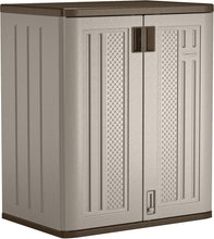 Load image into Gallery viewer, Suncast 36" Resin Base Garage Storage Cabinet, Platinum
