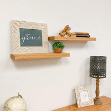 Load image into Gallery viewer, Del Hutson Designs Handmade inch Rustic Pine Floating Wall Shelves (Set of 2)…