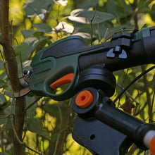 Load image into Gallery viewer, Scotts Outdoor Power Tools PR17216PS 7.2-Volt Lithium-Ion Cordless Rechargeable Power Pruner with Extension Pole, Green
