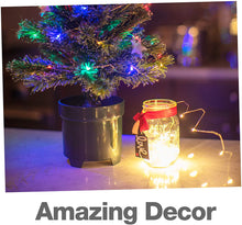 Load image into Gallery viewer, 32ft Battery-Powered LED String Lights with 100 LED Lights, Waterproof Outdoor and Indoor Fairy Lights, Patio Lights, Party Lights, Dorm Room Essentials