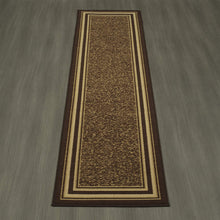 Load image into Gallery viewer, Ottomanson Ottohome Collection Contemporary Bordered Design Non-Slip Rubber Backing Area Rug-