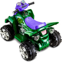 Load image into Gallery viewer, Kid Trax Marvel Incredible Hulk Toddler ATV Ride On Toy, 6 Volt Battery, 3-5 Years, Max Rider Weight 60 lbs, LED Head Lights, Hulk Green
