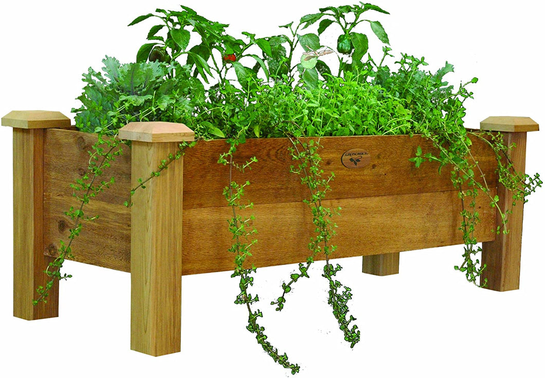 Gronomics RPB 18 - 48 18-Inch by 48-Inch by 19-Inch Rustic Planter Box, Unfinished