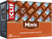 Load image into Gallery viewer, CLIF BARS - Mini Energy Bar - Chocolate Brownie - Made with Organic Oats - Plant Based Food - Vegetarian - Kosher (0.99 Ounce Snack Bar, 20 Count)