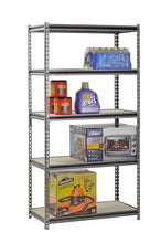 Load image into Gallery viewer, Muscle Rack UR361872PB5PAZ-SV Silver Vein Steel Storage Rack, 5 Adjustable Shelves, 4000 lb. Capacity, 72" Height x 36" Width x 18" Depth