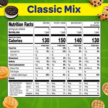 Load image into Gallery viewer, Nabisco Classic Mix Variety Pack, OREO Mini, CHIPS AHOY! Mini, Nutter Butter Bites, RITZ Bits Cheese, 20 - 1 oz Snack Packs