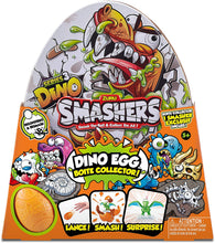 Load image into Gallery viewer, Smashers Super Egg Collectible Tin with Exclusive Smasher Series 3 Dino by ZURU, Orange, us:one Size