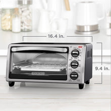 Load image into Gallery viewer, BLACK+DECKER TO1313SBD 4-Slice Toaster Oven Black