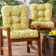 Load image into Gallery viewer, Greendale Home Fashions Outdoor Seat/Back Chair Cushion (set of 2), Shoreham