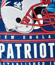 Load image into Gallery viewer, The Northwest Company Officially Licensed NFL New England Patriots Stacked Silk Touch Throw Blanket, 60&quot; x 80&quot;