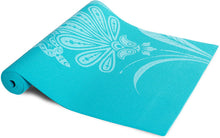 Load image into Gallery viewer, Tone Fitness Yoga Mat with Floral Pattern