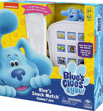 Load image into Gallery viewer, Nickelodeon Blue's Clues Snack Match Game, Matching Board Game, for Families and Kids Ages 3 and up