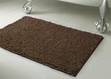 Load image into Gallery viewer, Resort Collection Plush Shag Chenille 21 x 34" Bath Mat, Mocha