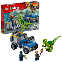 Load image into Gallery viewer, LEGO Juniors/4+ Jurassic World Raptor Rescue Truck 10757 Building Kit (85 Piece)