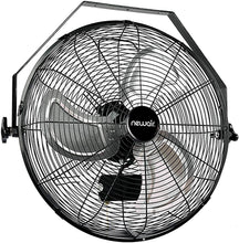 Load image into Gallery viewer, NewAir, WindPro18W, Wall Mounted 18 Inch High-Velocity Industrial Shop Fan with 3 Speed Settings, 3000 CFM,Black