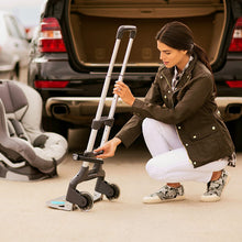 Load image into Gallery viewer, Munchkin Brica Smart Move Car Seat Travel Cart, Airport Transporter, Grey