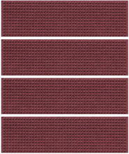 Load image into Gallery viewer, WaterGuard Squares Stair Treads, Bordeaux, Set of 4