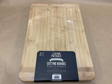 Load image into Gallery viewer, Thyme &amp; Table 2 piece Bamboo Cutting Boards WM1554-G