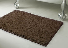 Load image into Gallery viewer, Resort Collection Plush Shag Chenille 21 x 34" Bath Mat, Mocha