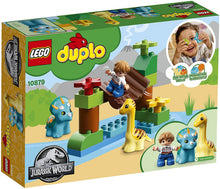 Load image into Gallery viewer, LEGO DUPLO Jurassic World Gentle Giants Petting Zoo 10879 Building Kit (24 Pieces)