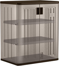 Load image into Gallery viewer, Suncast 36" Resin Base Garage Storage Cabinet, Platinum