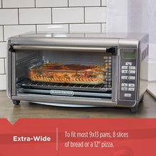 Load image into Gallery viewer, Black+Decker TO3290XSBD Toaster Oven, 8-Slice, Stainless Steel