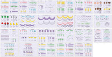 Load image into Gallery viewer, Wilton Decorate Smart Deluxe Practice Board Set, Cake Decorating Supplies,White/Purple