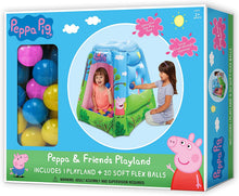 Load image into Gallery viewer, Peppa Pig Play Land Playset with 20 Balls, Blue (42875)