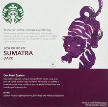 Load image into Gallery viewer, Starbucks Sumatra Dark Roast Coffee Keurig K-Cups, 16 Count