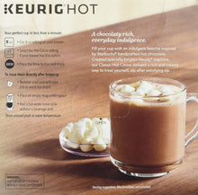 Load image into Gallery viewer, Starbucks Classic Hot Cocoa K-Cups 16 Count