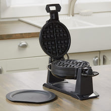 Load image into Gallery viewer, BLACK+DECKER Rotating Waffle Maker, Black, WMD200B