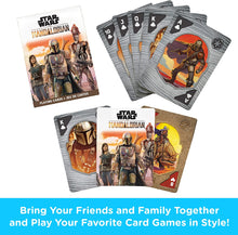 Load image into Gallery viewer, AQUARIUS Star Wars Playing Cards - The Mandalorian Themed Deck of Cards for Your Favorite Card Games - Officially Licensed Star Wars Merchandise and Collectibles - Poker Size with Linen Finish
