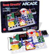 Load image into Gallery viewer, Snap Circuits Arcade Electronics Exploration Kit | Over 200 STEM Projects | 4-Color Project Manual | 20+ Build and Play Games | 35+ Snap Modules | Unlimited Fun