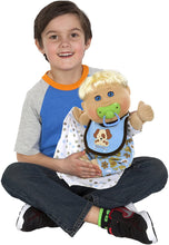 Load image into Gallery viewer, Cabbage Patch Kids 12.5&quot; Naptime Babies - Blonde Hair/Blue Eye Boy Baby Doll (Dog Jumper Fashion)