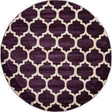 Load image into Gallery viewer, Unique Loom Trellis Collection Moroccan Lattice Light Blue Area Rug (5' x 8')