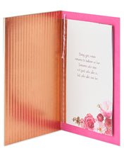 Load image into Gallery viewer, American Greetings Pink Floral Mother&#39;s Day Greeting Card from Daughter with Foil