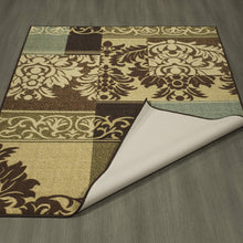 Load image into Gallery viewer, Ottomanson Ottohome Collection Contemporary Damask Design Area Rug with Non-Skid (Non-Slip) Rubber Backing