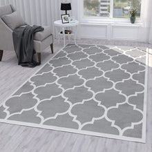 Load image into Gallery viewer, Ottomanson Paterson Collection X9'10 Contemporary Moroccan Trellis Design Area Rug