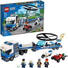 Load image into Gallery viewer, LEGO City Police Helicopter Transport 60244 Police Toy, Cool Building Set for Kids, New 2020 (317 Pieces)