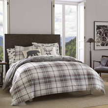 Load image into Gallery viewer, Eddie Bauer | 100% Cotton Soft and Cozy Premium Quality Plaid Comforter with Matching Shams, 3-Piece Bedding Set, Plaid to Print Reversible