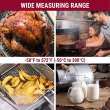 Load image into Gallery viewer, ThermoPro TP03 Digital Instant Read Meat Thermometer Kitchen Cooking Food Candy Thermometer with Backlight and Magnet for Oil Deep Fry BBQ Grill Smoker Thermometer