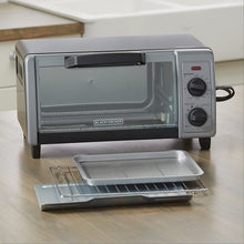 Load image into Gallery viewer, BLACK+DECKER 4-Slice Toaster Oven with Easy Controls, Stainless Steel, TO1705SB,Medium