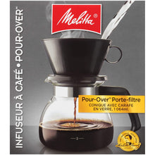 Load image into Gallery viewer, Melitta Pour-Over Coffee Brewer W/ Glass Carafe, 6 Cups (6 Ozper Cup)