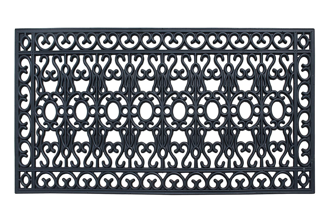A1 Home Collections First Impression Finished Elegant Large Double Doormat