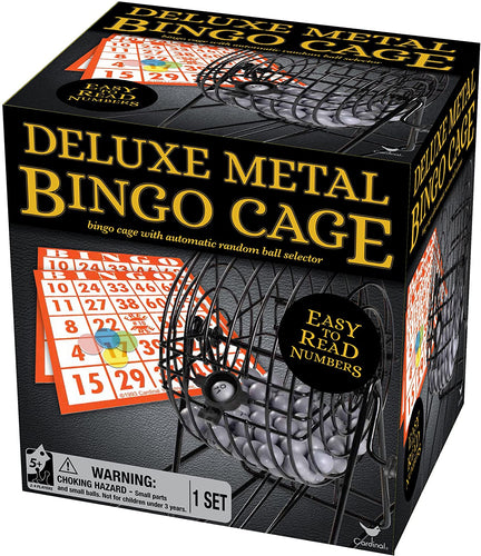 Deluxe Metal Bingo Cage Set