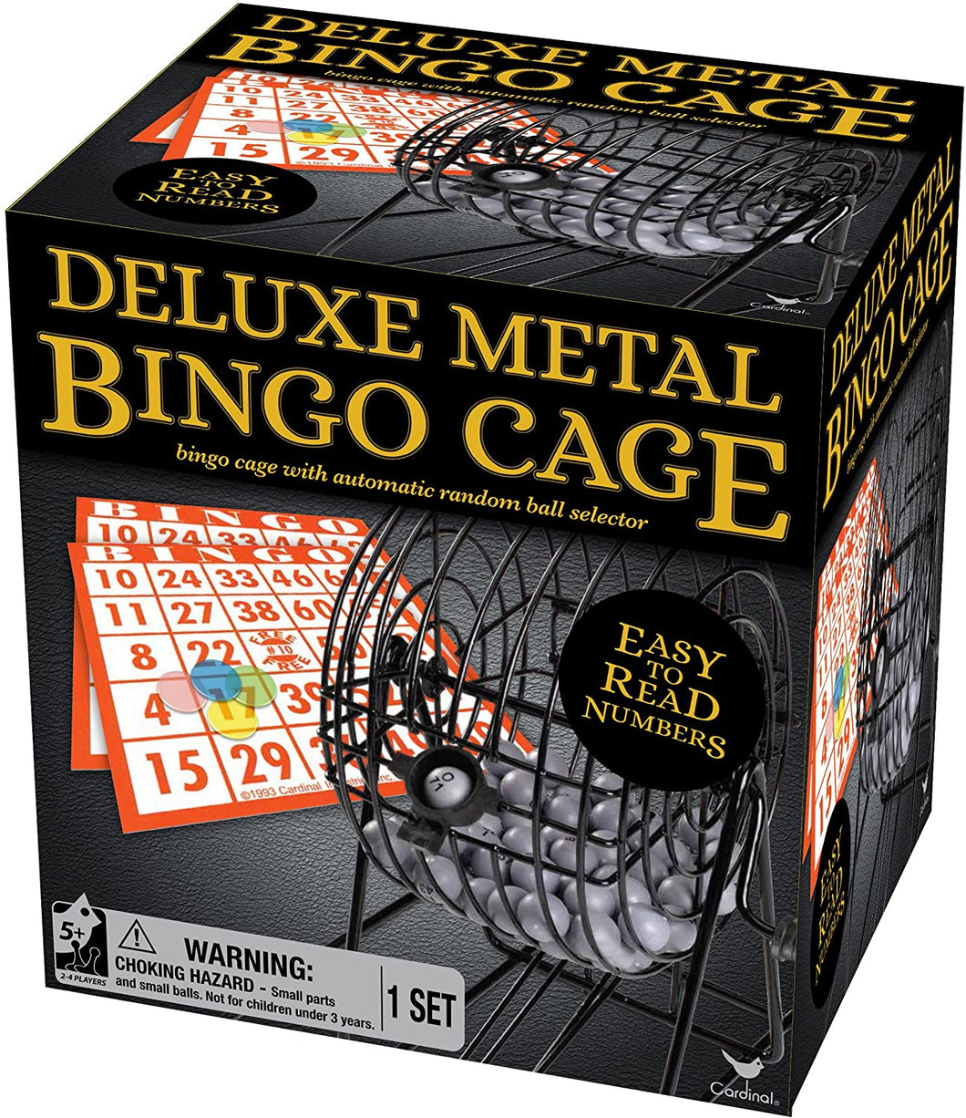 Deluxe Metal Bingo Cage Set