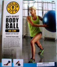 Load image into Gallery viewer, Golds Gym 65 cm Anti-Burst Body Ball