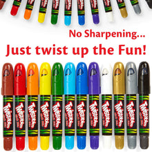 Load image into Gallery viewer, Crayola Twistables Slick Stix Crayons, 12 Count, Oil Pastel Alternative, Ages 3 &amp; Up, Assorted