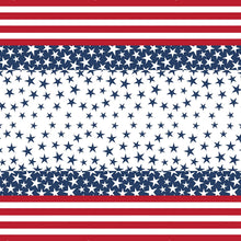 Load image into Gallery viewer, Star Stripes Party Plastic Table Cover 54" x 84", 1 Ct.